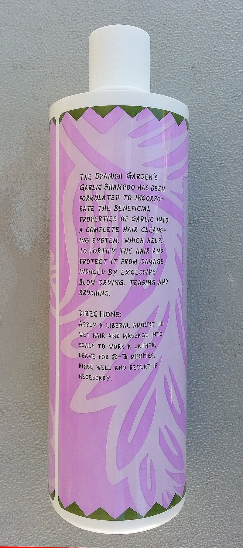 Spanish Garden Original Garlic Shampoo . 16 oz - Thumbnail 2
