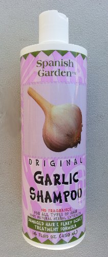 Spanish Garden Original Garlic Shampoo . 16 oz - Thumbnail 3