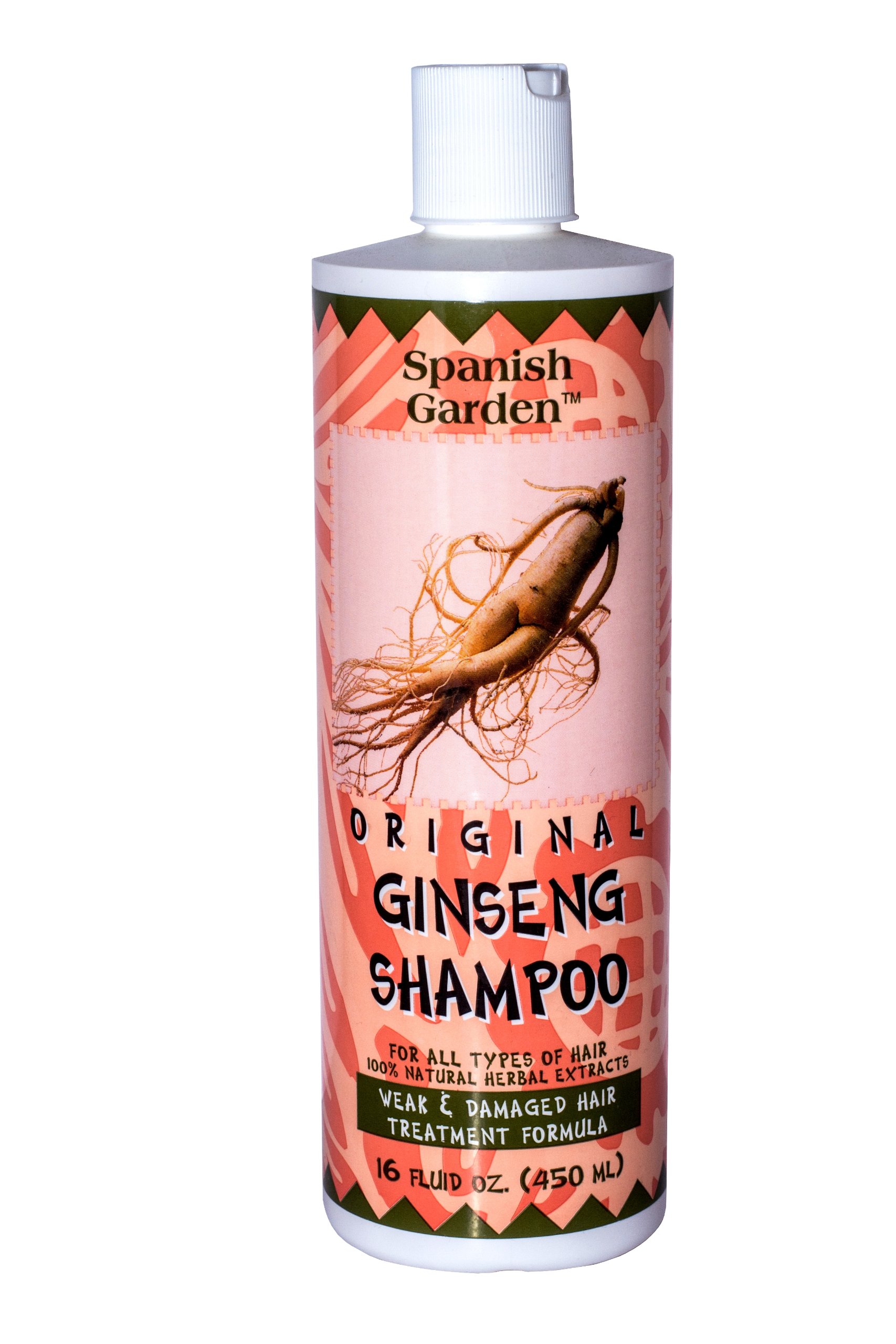 Spanish Garden" Original Ginseng Shampoo 16 Fl.oz