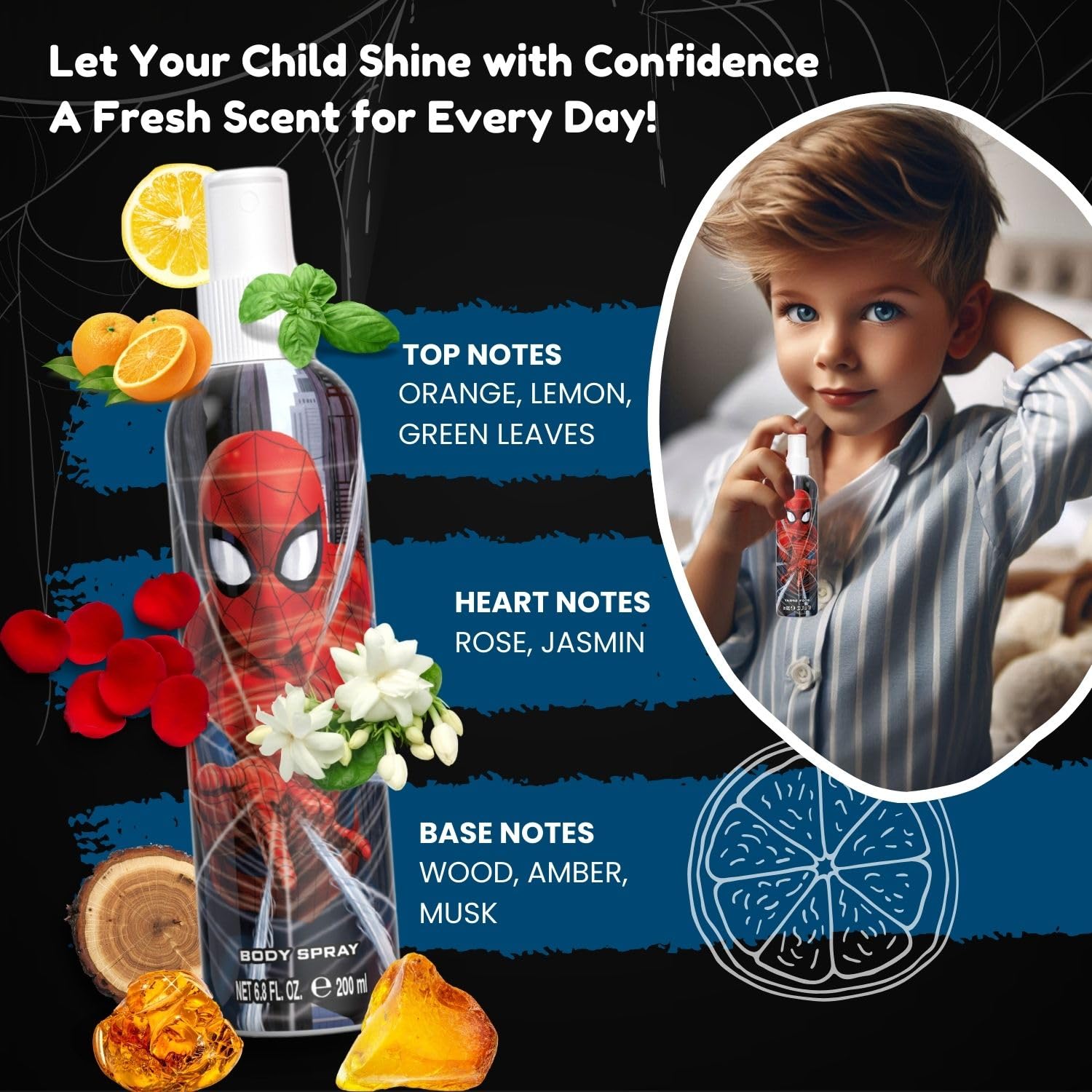 [Set] Spiderman 6.7 Body M + 13.5 S/g Shampoo Usa 1pcs Bybox - Thumbnail 3