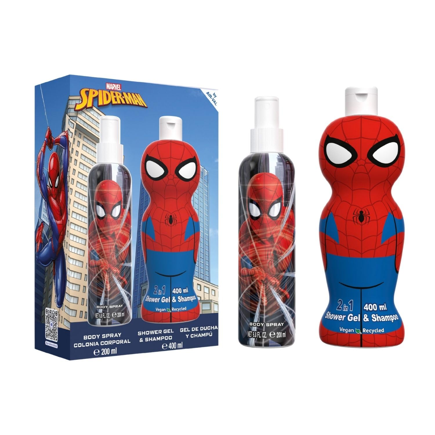 [Set] Spiderman 6.7 Body M + 13.5 S/g Shampoo Usa 1pcs Bybox