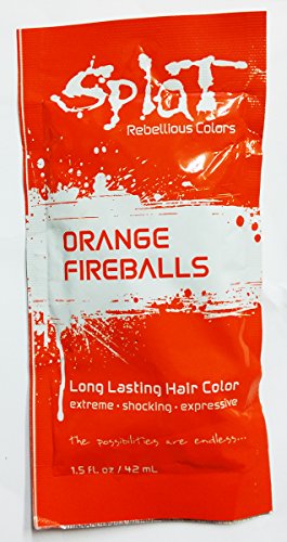Splat Splat Hair Color Individual Packs Orange Fireballs 1.5 oz - Thumbnail 2