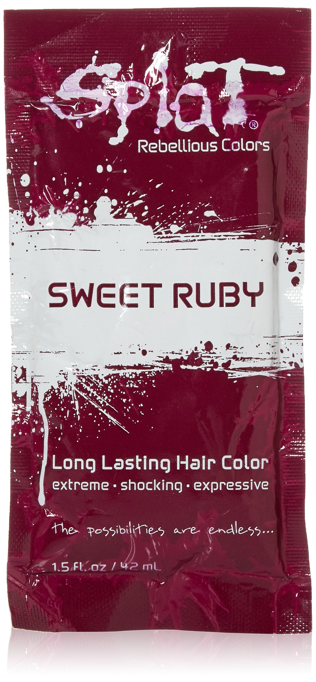 Splat Splat Hair Color Individual Packs Sweet Ruby 1.5 oz