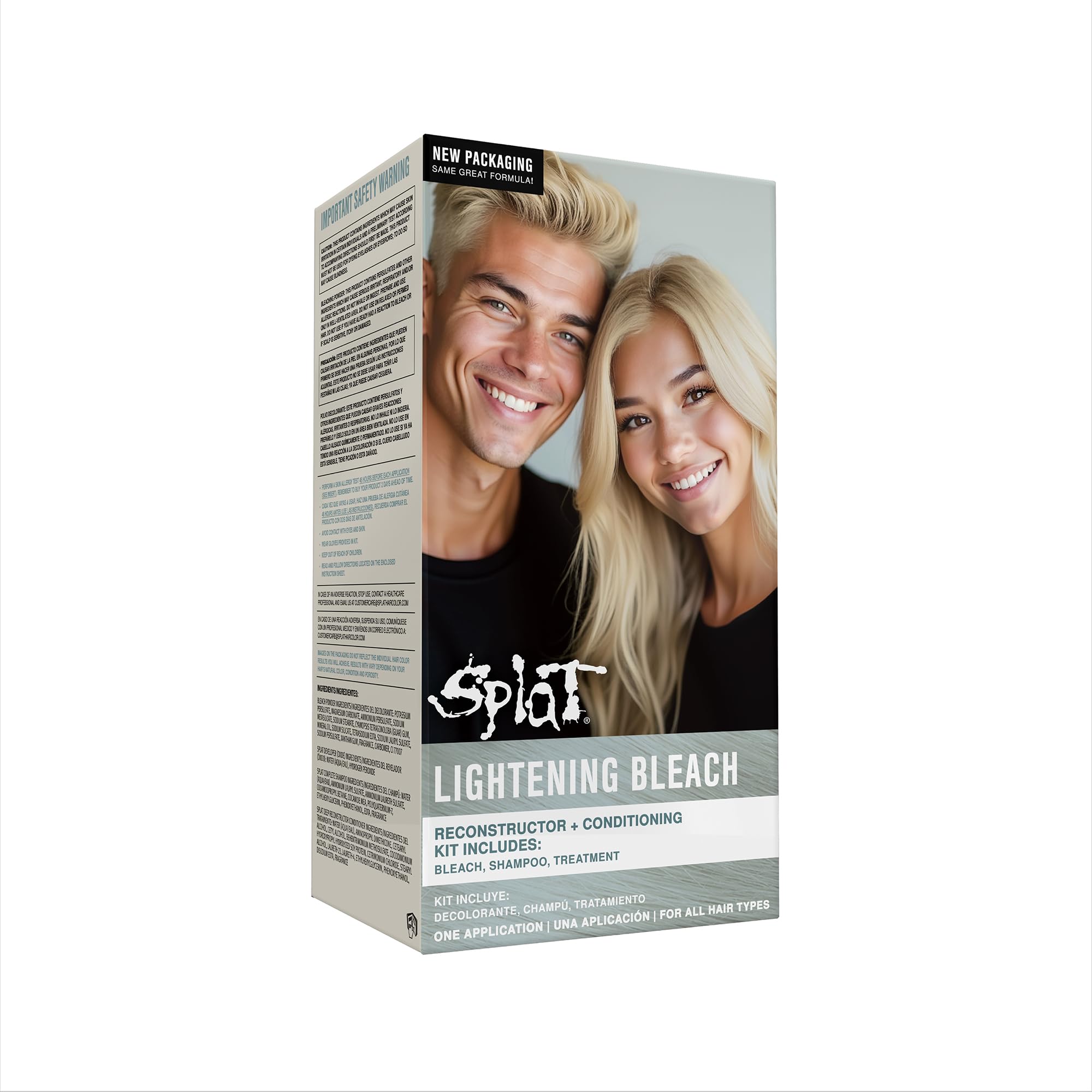 Splat Lightening Bleach Kit 1 Application Includes Oxide Lightening Bleach