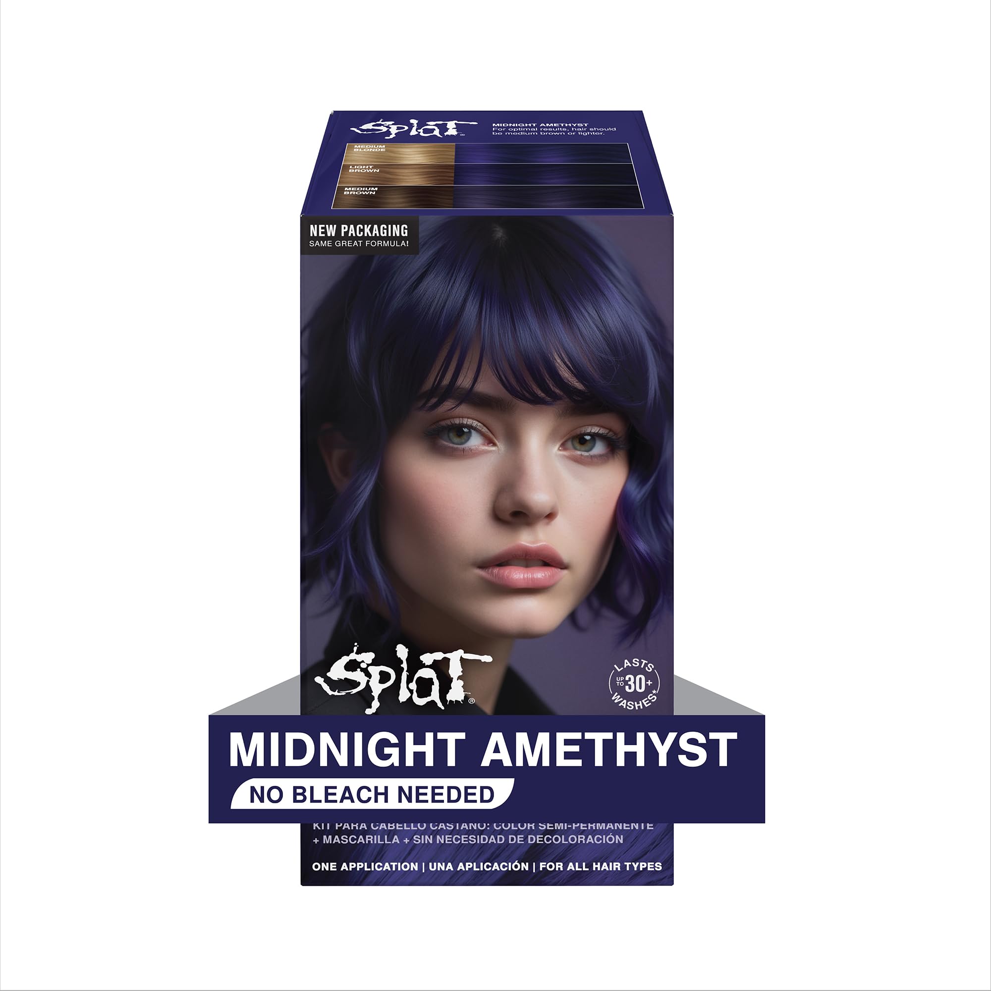 Splat Midnight Hair Color Amethyst 6 Fl Oz.
