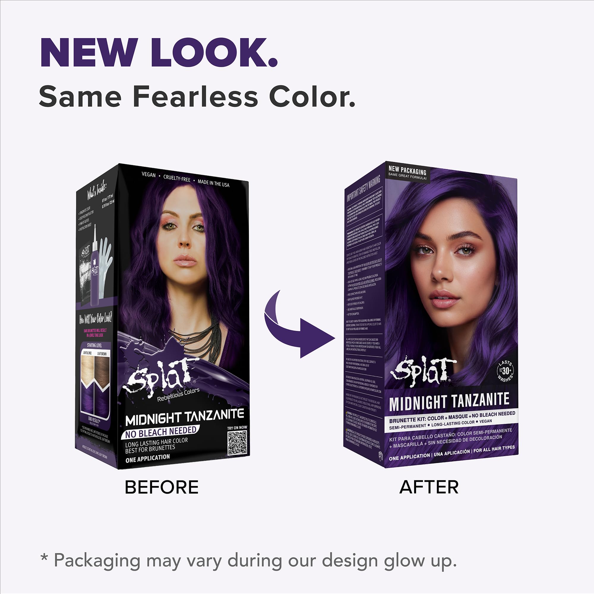 Splat | Midnight Complete Kit | Hair Dye | Semi Permanent | | Vegan and Cruelty - Thumbnail 2