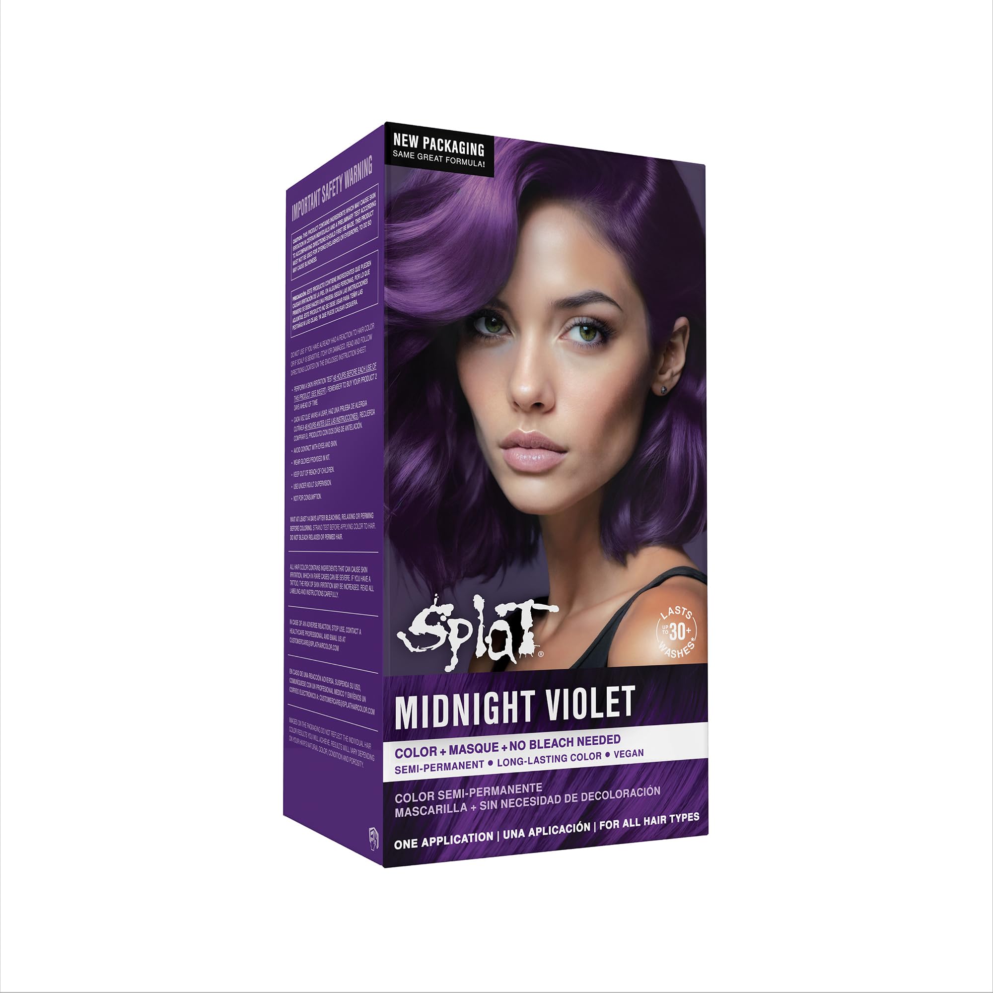 Splat Hair Splat Rebellious Colors 30 Wash No Bleach Needed Hair Color Kit