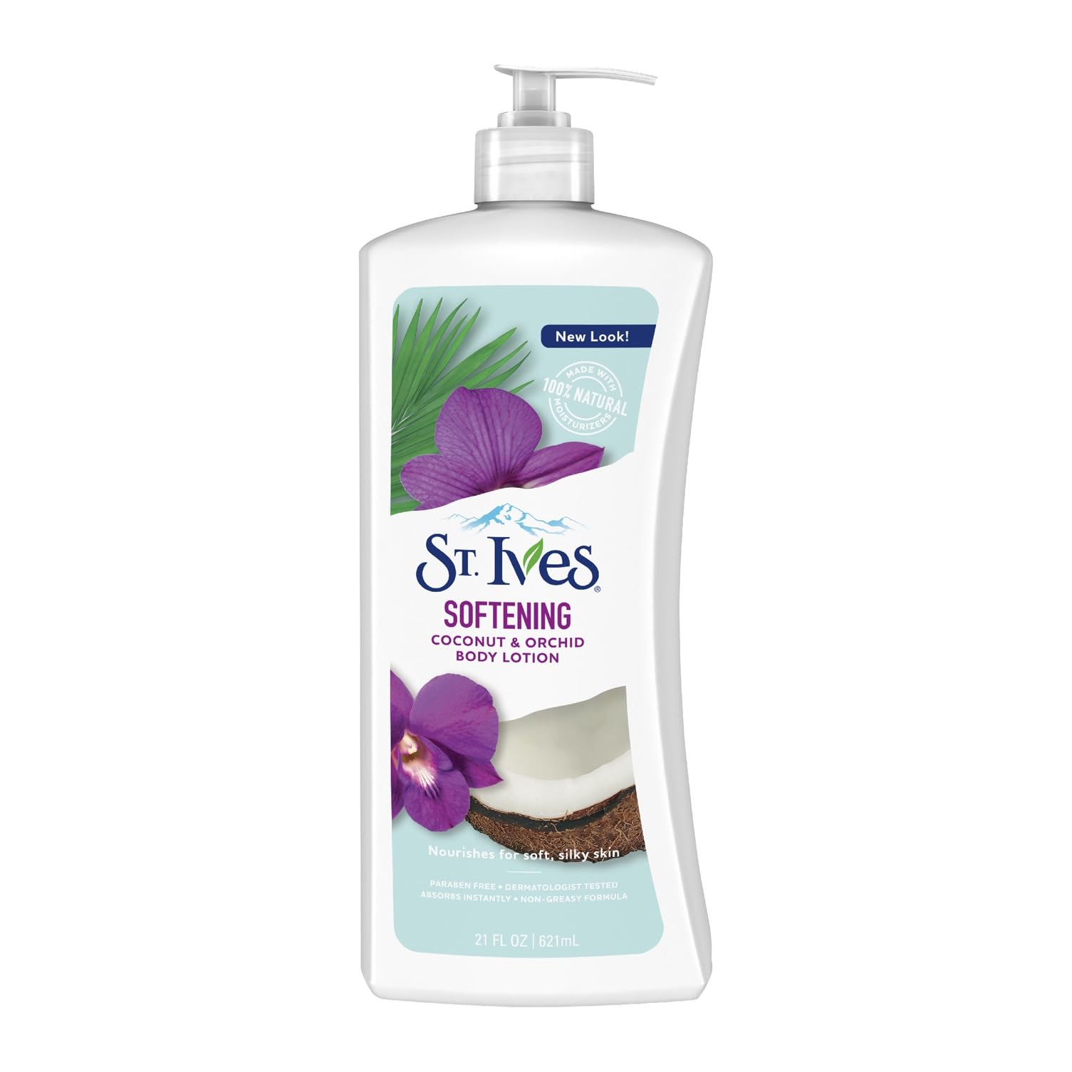 St. Ives Softening Body Lotion Coconut Orchid Extract 21 oz