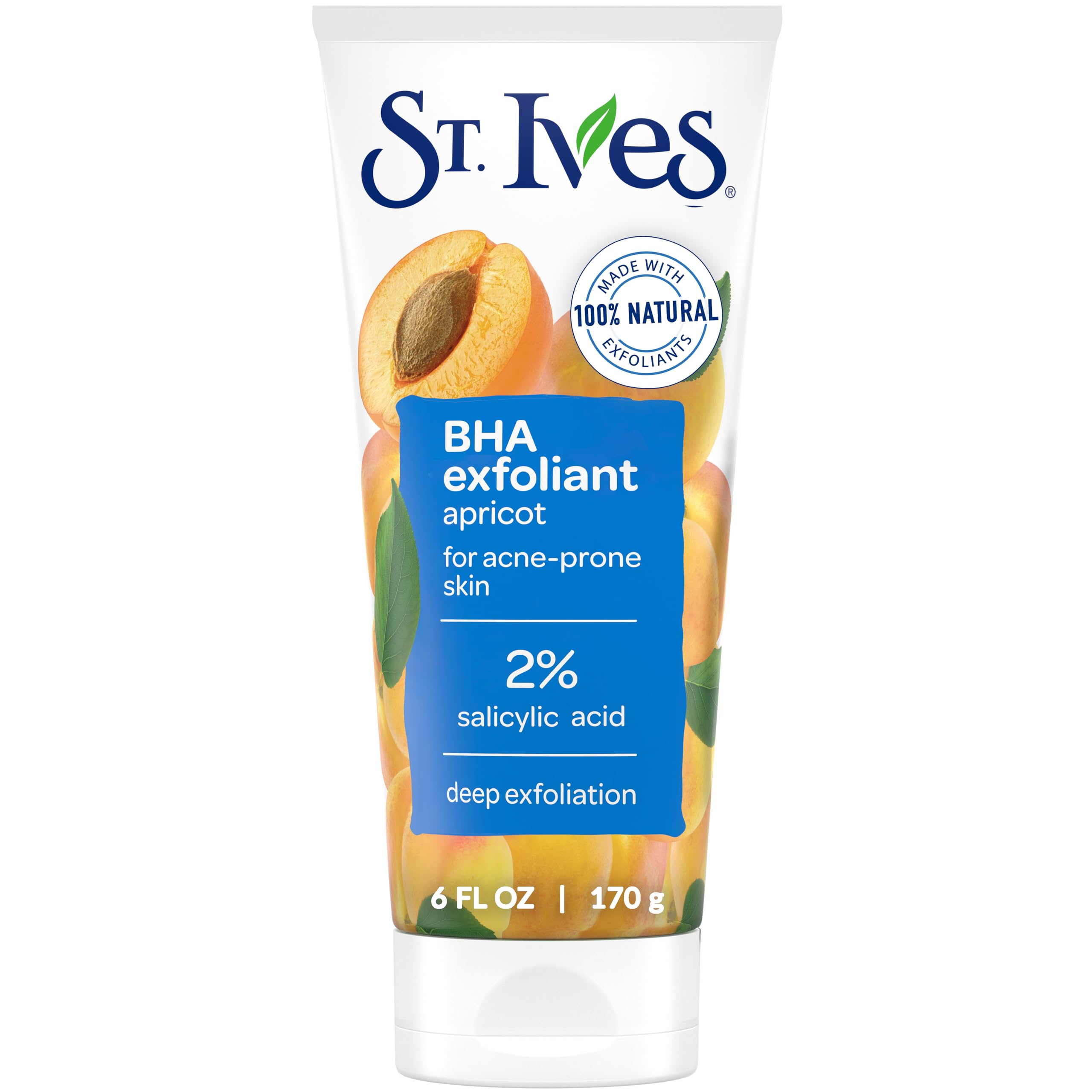 St. Ives Acne Control Face Scrub Deeply Exfoliates and Prevents Acne for Smooth