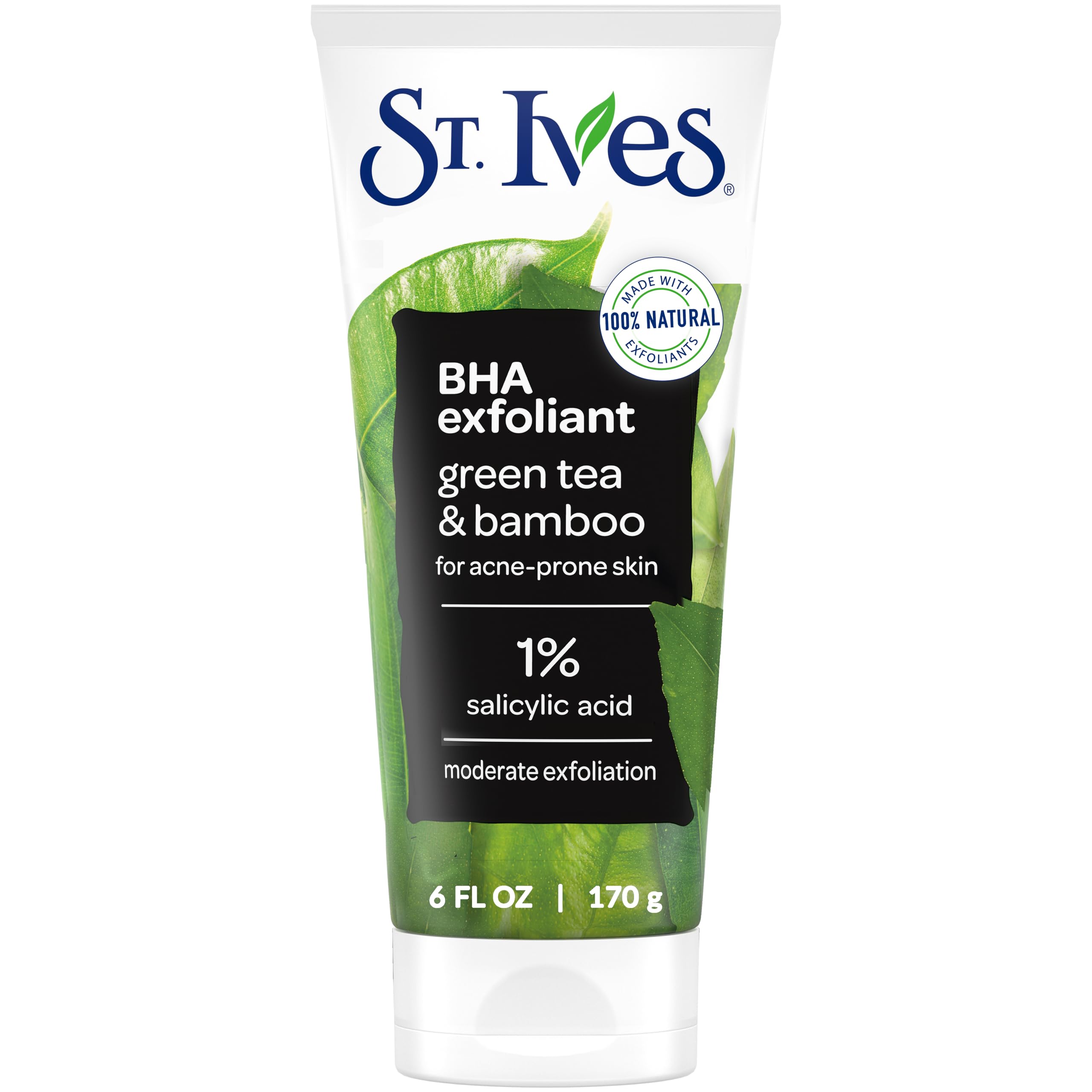 St. Ives Blackhead Clearing Face Scrub Clears Blackheads Unclogs Pores Green