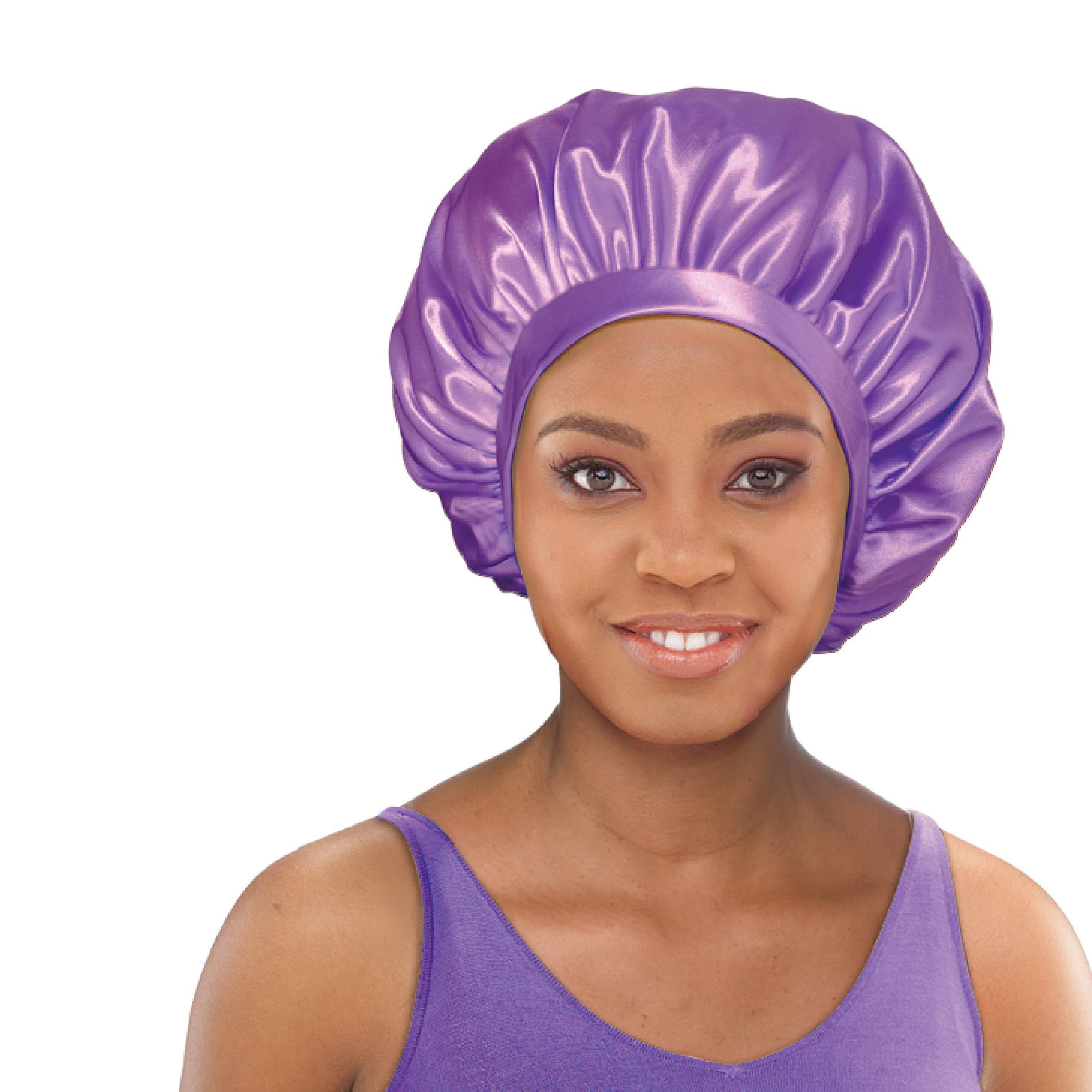 Stay On Satin Anti Breakage Satin Edge Bonnet Extra Large - Thumbnail 3