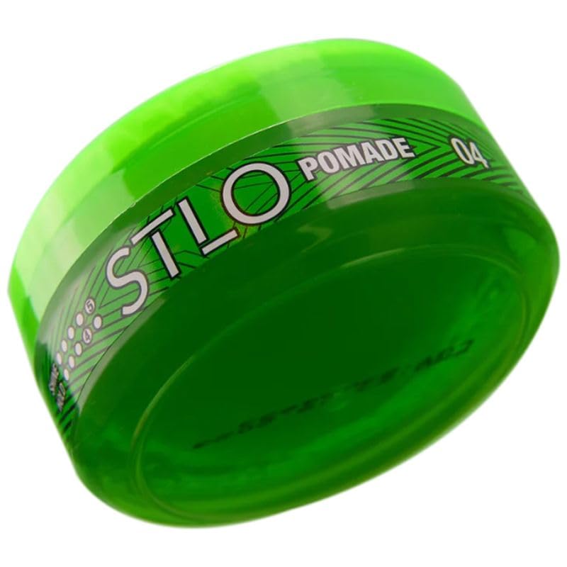 Stlo Pomade High Shine Medium Hold Hair Styling Cream for Frizz Control and All