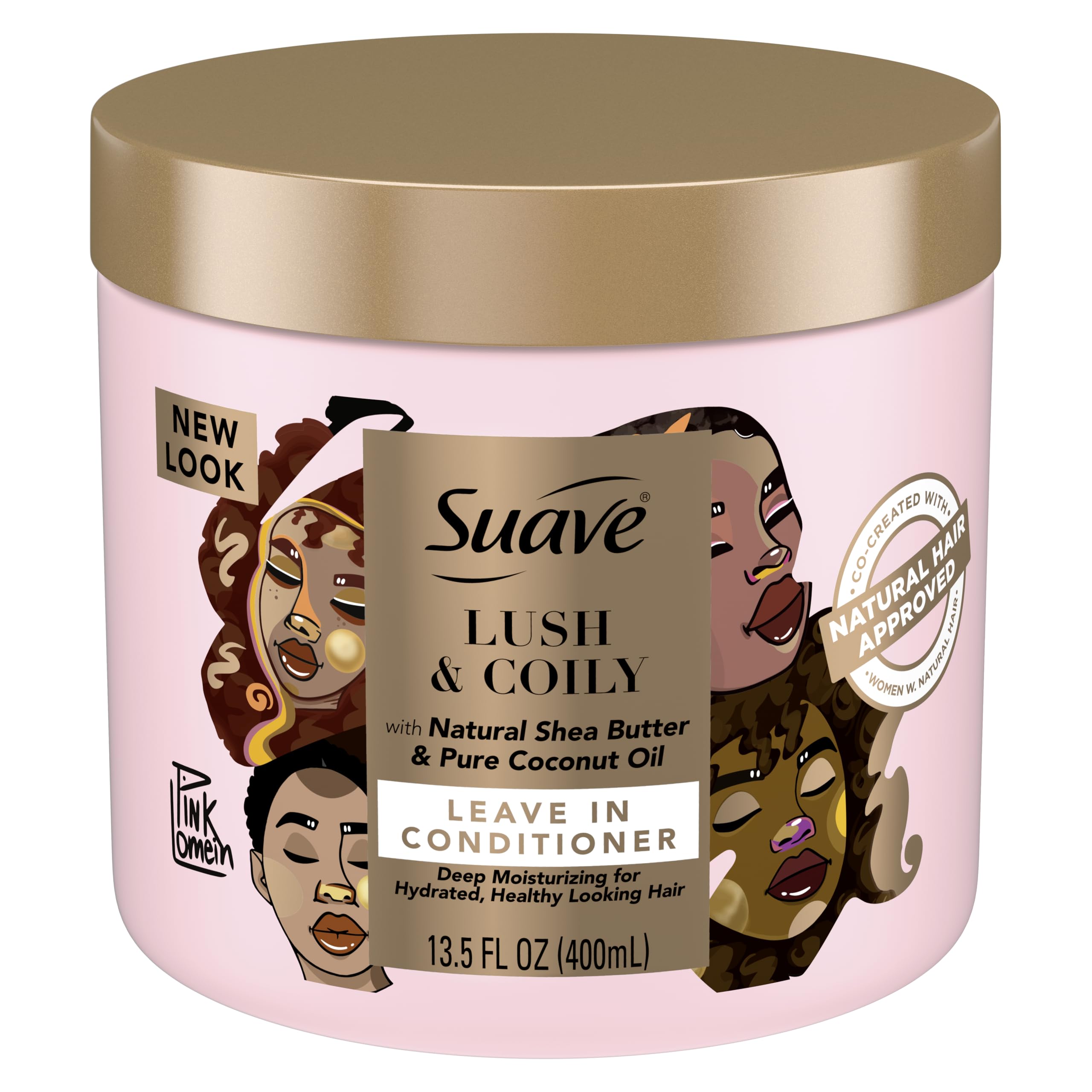 Suave Professionals Natural Shea Butter Coconut Nourish Strengthen Leave In