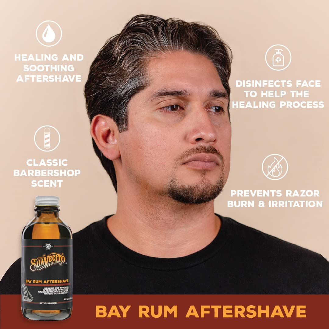 Suavecito Bay Rum Aftershave 4 oz