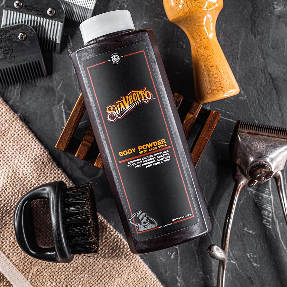 Body Powder By Suavecito Powder For Men 6 oz - Thumbnail 2