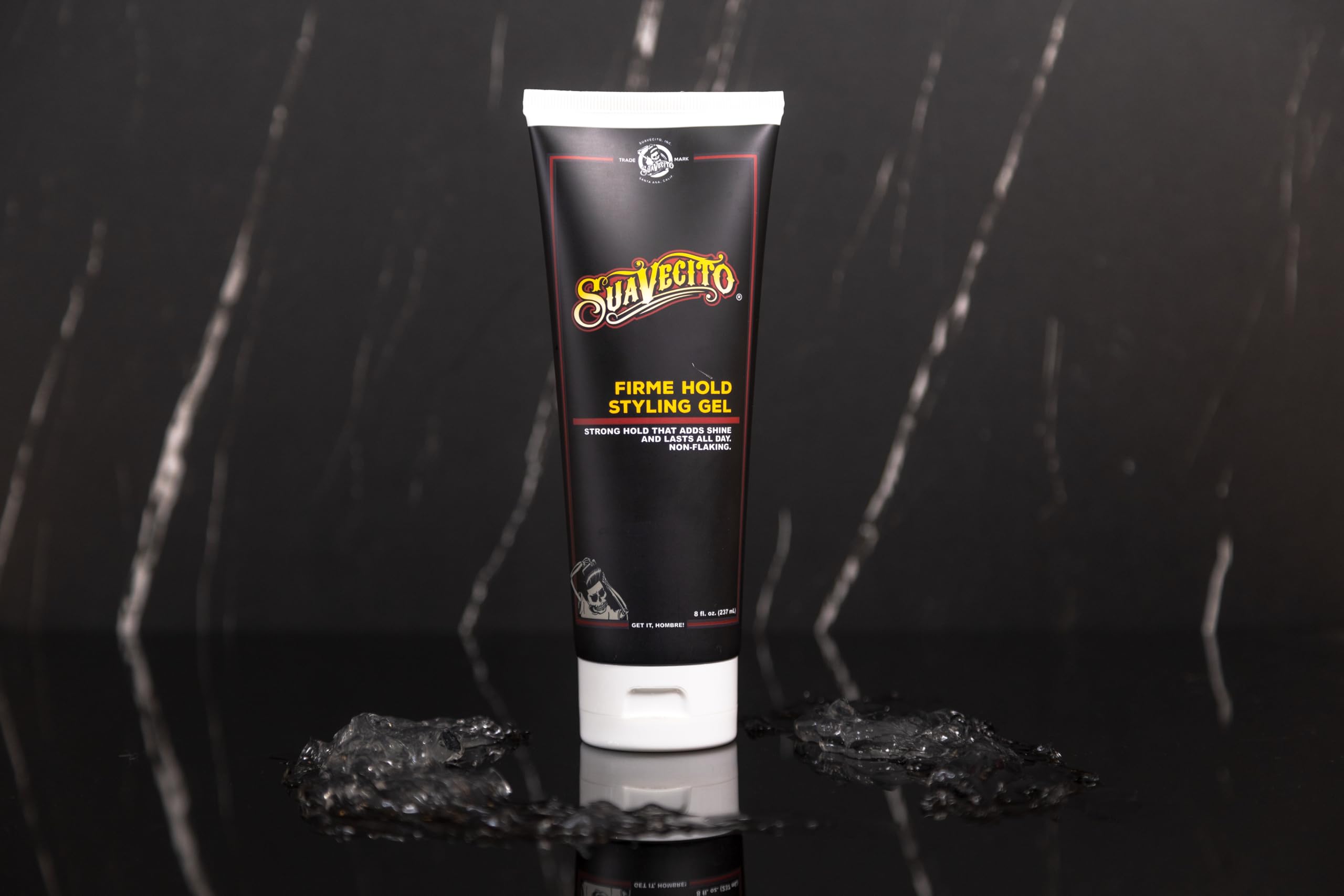 Suavecito Firme Hold Styling Gel Original Scent High Shine Alcohol Free Won't - Thumbnail 3