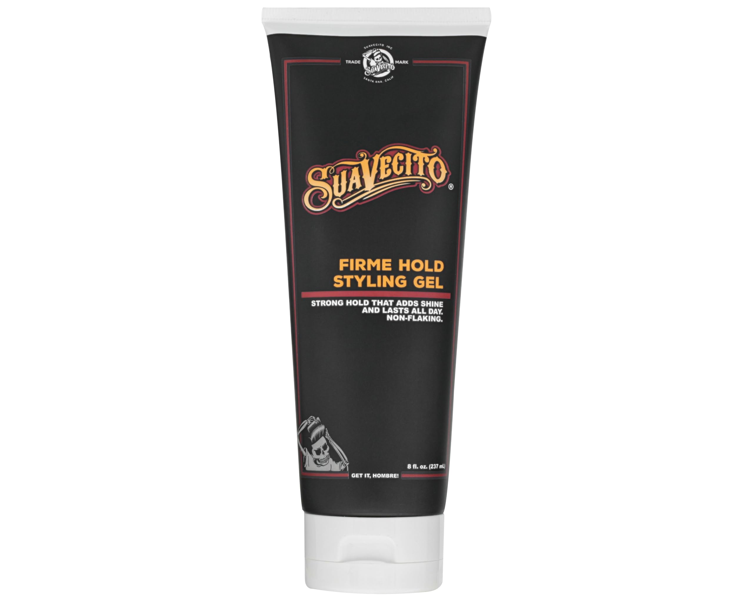 Suavecito Firme Hold Styling Gel Original Scent High Shine Alcohol Free Won't