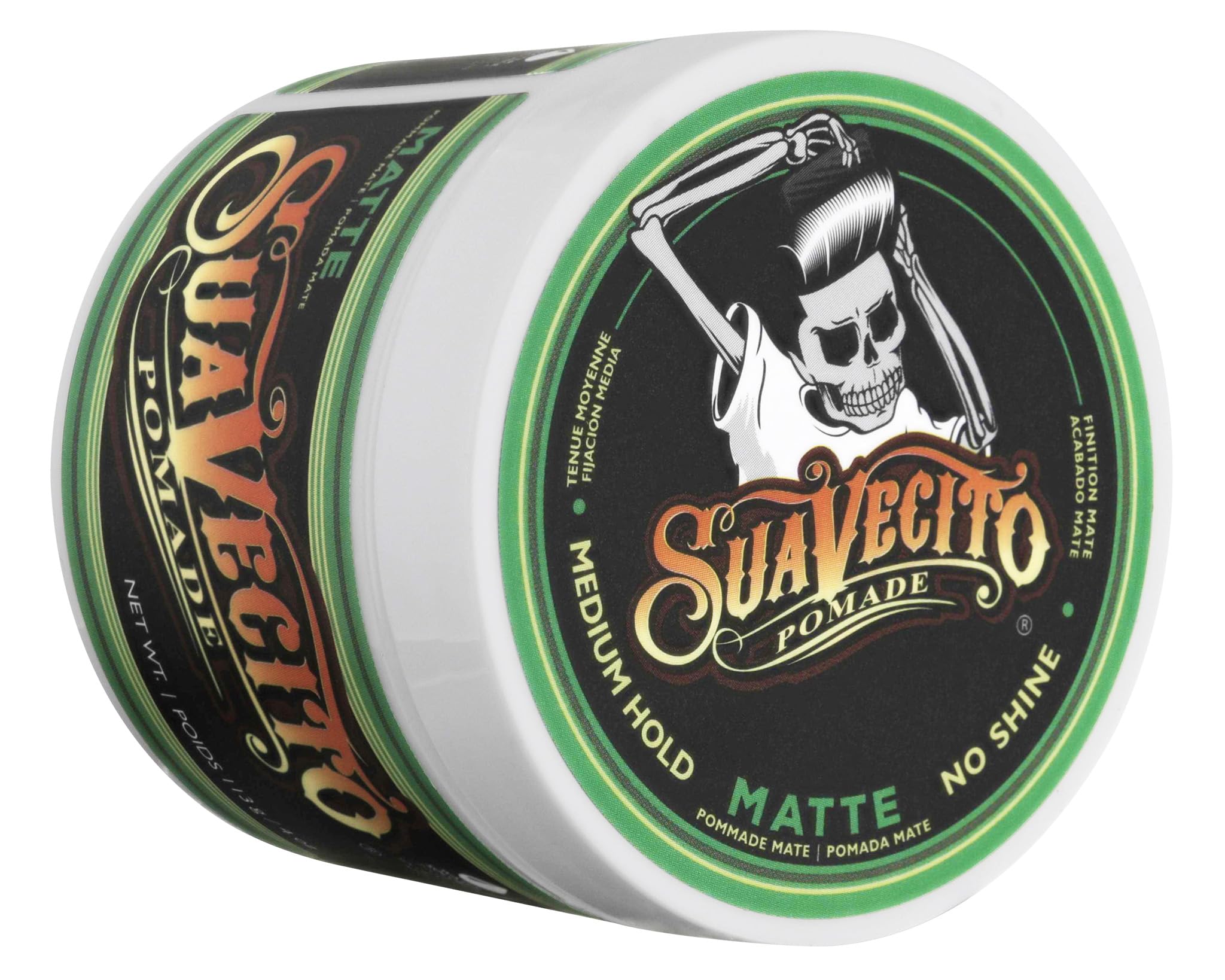 Suavecito Pomade Matte Formula 1 Pack Medium Hold Hair Pomade Matte Hair Paste - Thumbnail 2