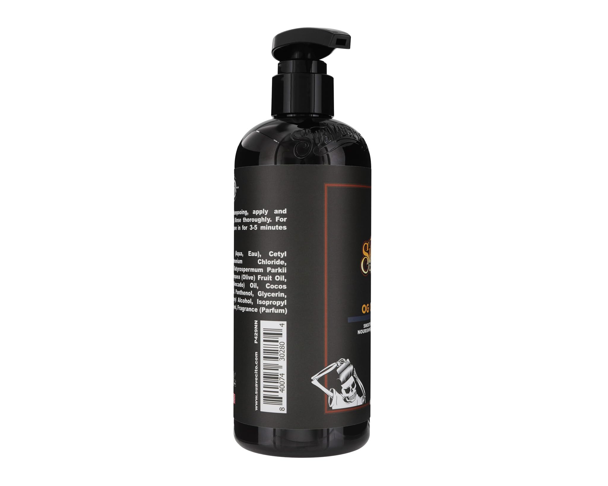 Suavecito Og Conditioner Pump Bottle Original Scent Smooths Hydrates Nourishes - Thumbnail 2