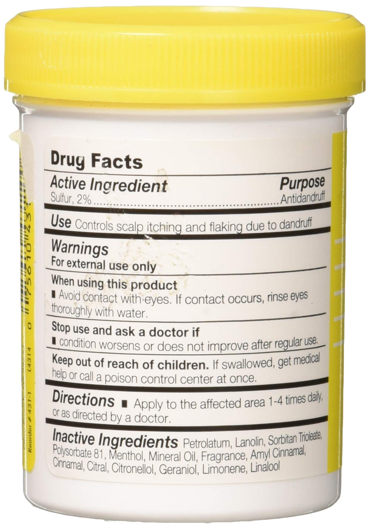 Sulfur 8 Dandruff X Original Formula Anti Dandruff Hair Scalp Conditioner