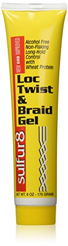 Sulfur8 Loc Twist Braid Gel Moisturizing Styling Gel for Locs Braids Twists - Thumbnail 3