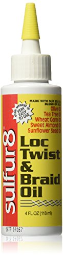 Sulfur 8 Loc Twist Braid Oil Moisturizing Hair Scalp Oil for Locs Twists Braids - Thumbnail 3