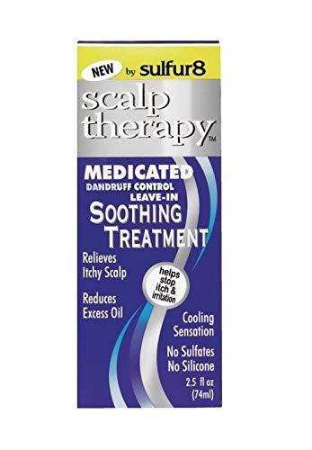 Sulfur 8 Medicated Dandruff Control Leave In Soothing Treatment 2.5 oz - Thumbnail 2