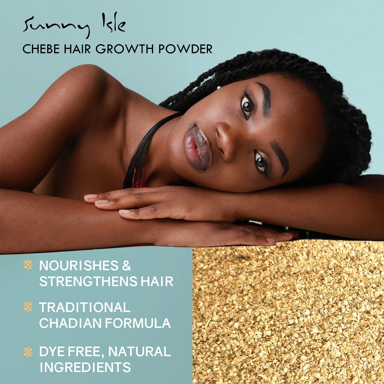 Sunny Isle Authentic African Chebe Powder | 100% Natural Dye Free | Deeply - Thumbnail 2