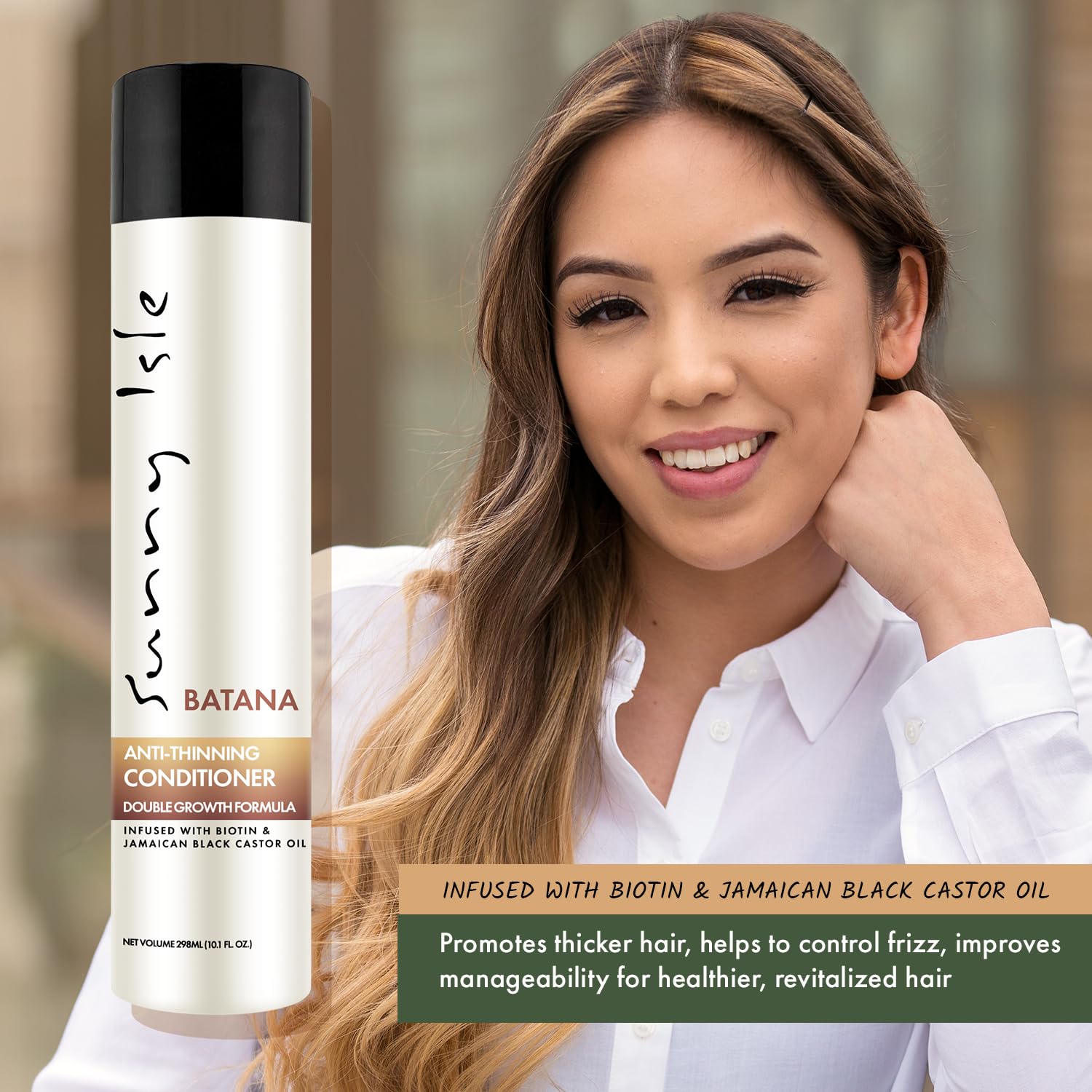 Sunny Isle Batana Anti Thinning Conditioner Infused With Biotin and Jamaican - Thumbnail 2