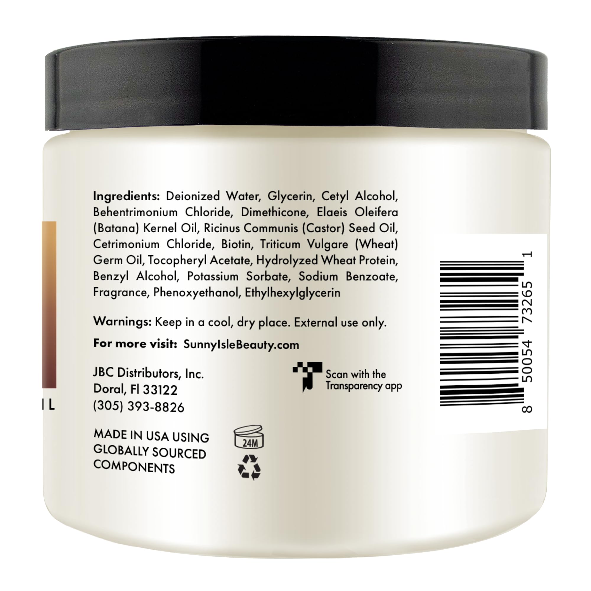 Sunny Isle Batana Anti Thinning Intensive Repair Masque Infused With Biotin and - Thumbnail 2