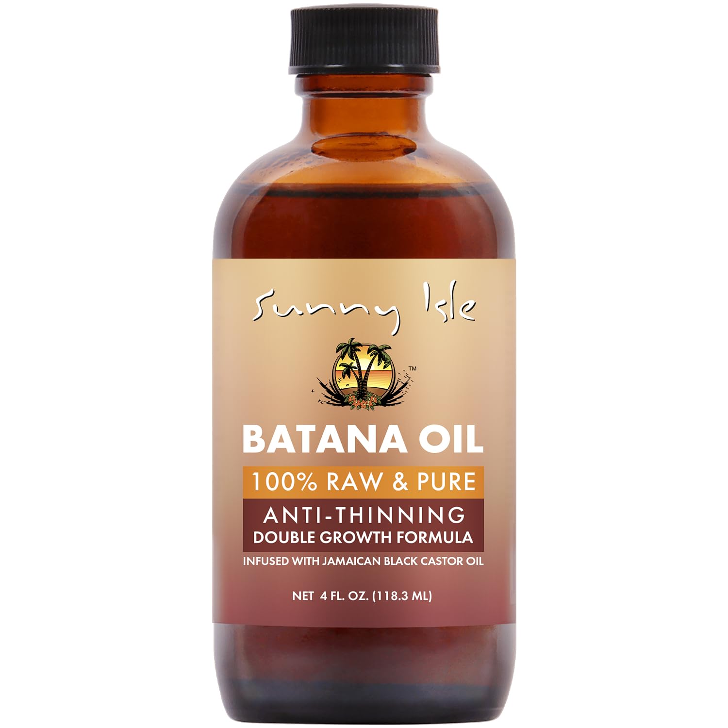 Sunny Isle Batana Oil Infused With Jamaican Black Castor Oil | Anti Thinning
