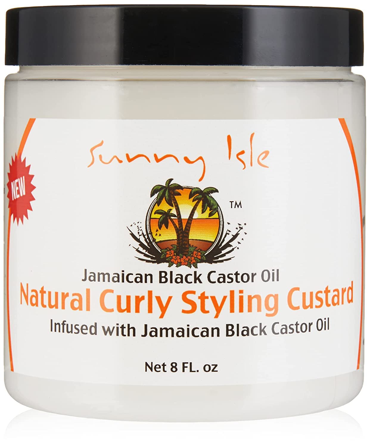 Sunny Isle Jamaican Black Castor Oil Curly Styling Custard | Moisturizing
