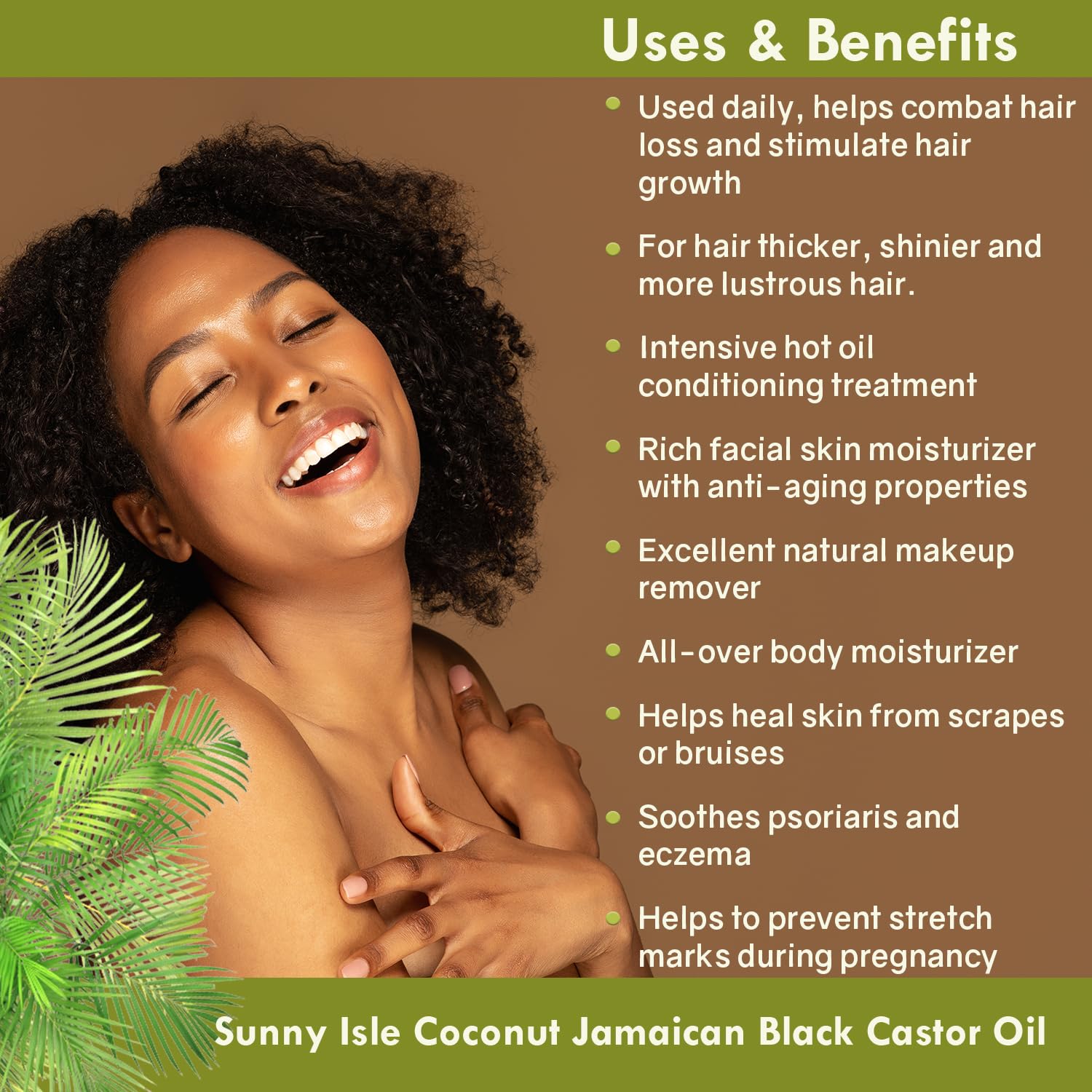 Sunny Isle Coconut Jamaican Black Castor Oil 4 oz - Thumbnail 2