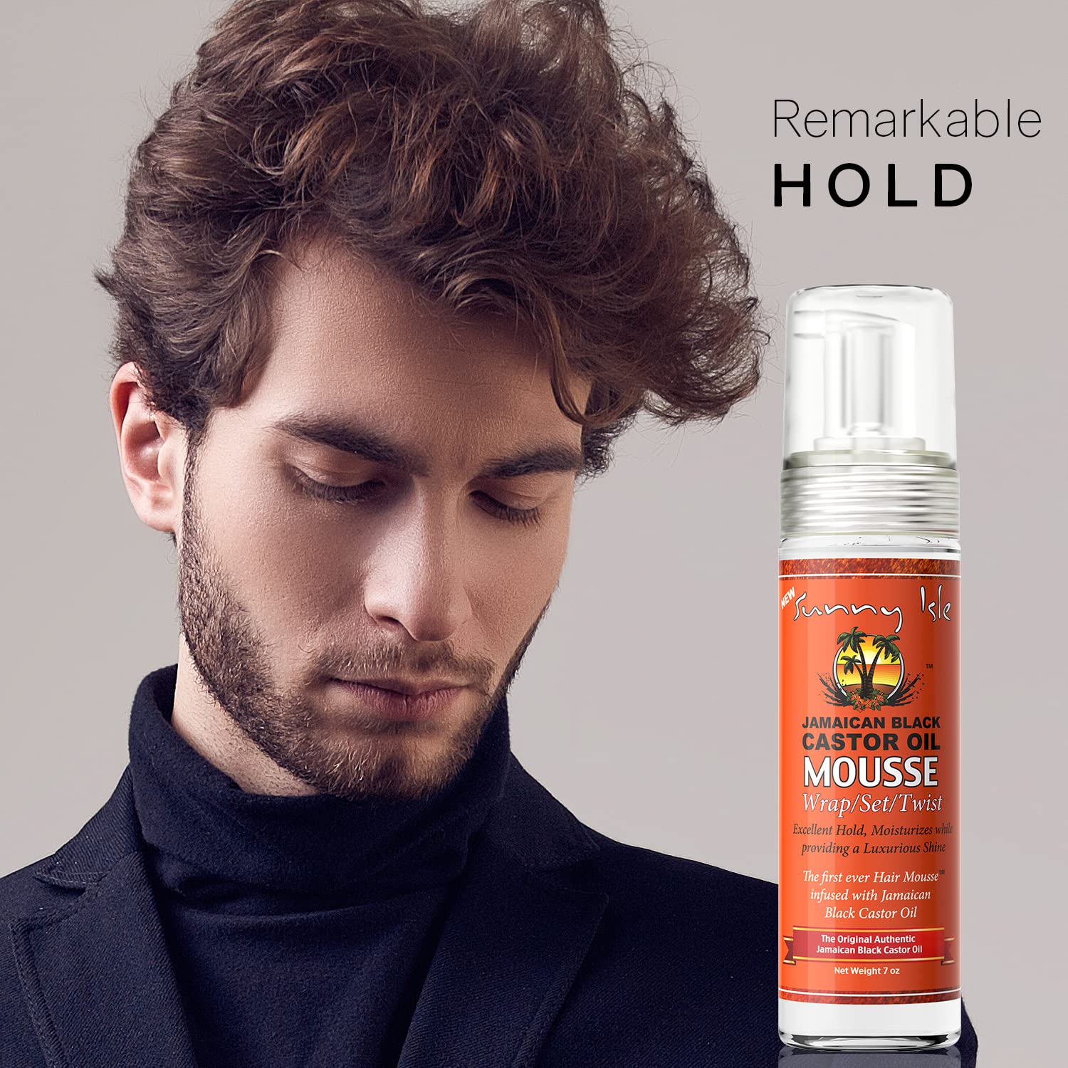 Sunny Isle Jamaican Black Castor Oil Mousse Wrap Set Twist | Excellent Hold - Thumbnail 3