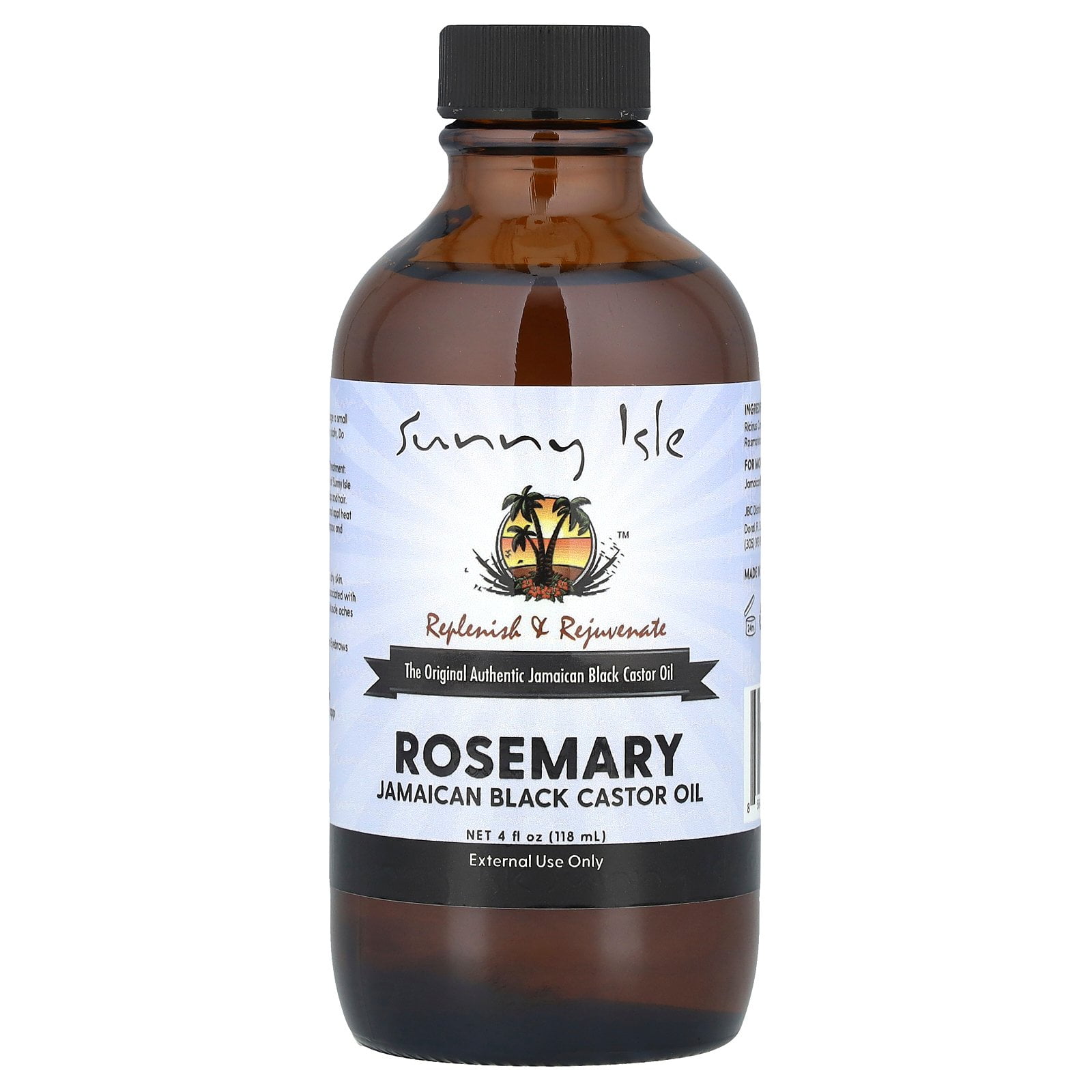 Sunny Isle Rosemary Jamaican Black Castor Oil 4 oz