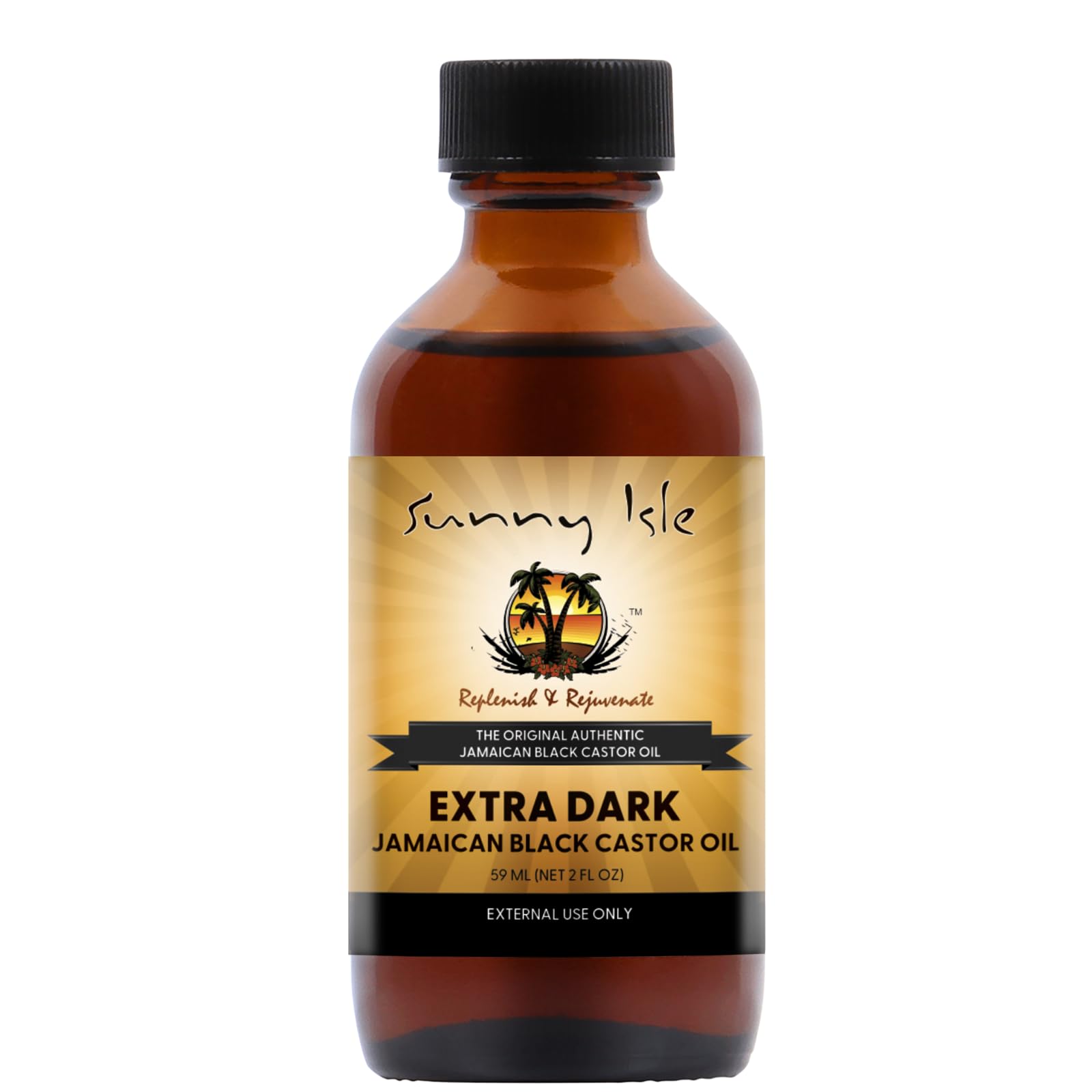 Sunny Isle Extra Dark Jamaican Black Castor Oil | 100% Natural High Potency