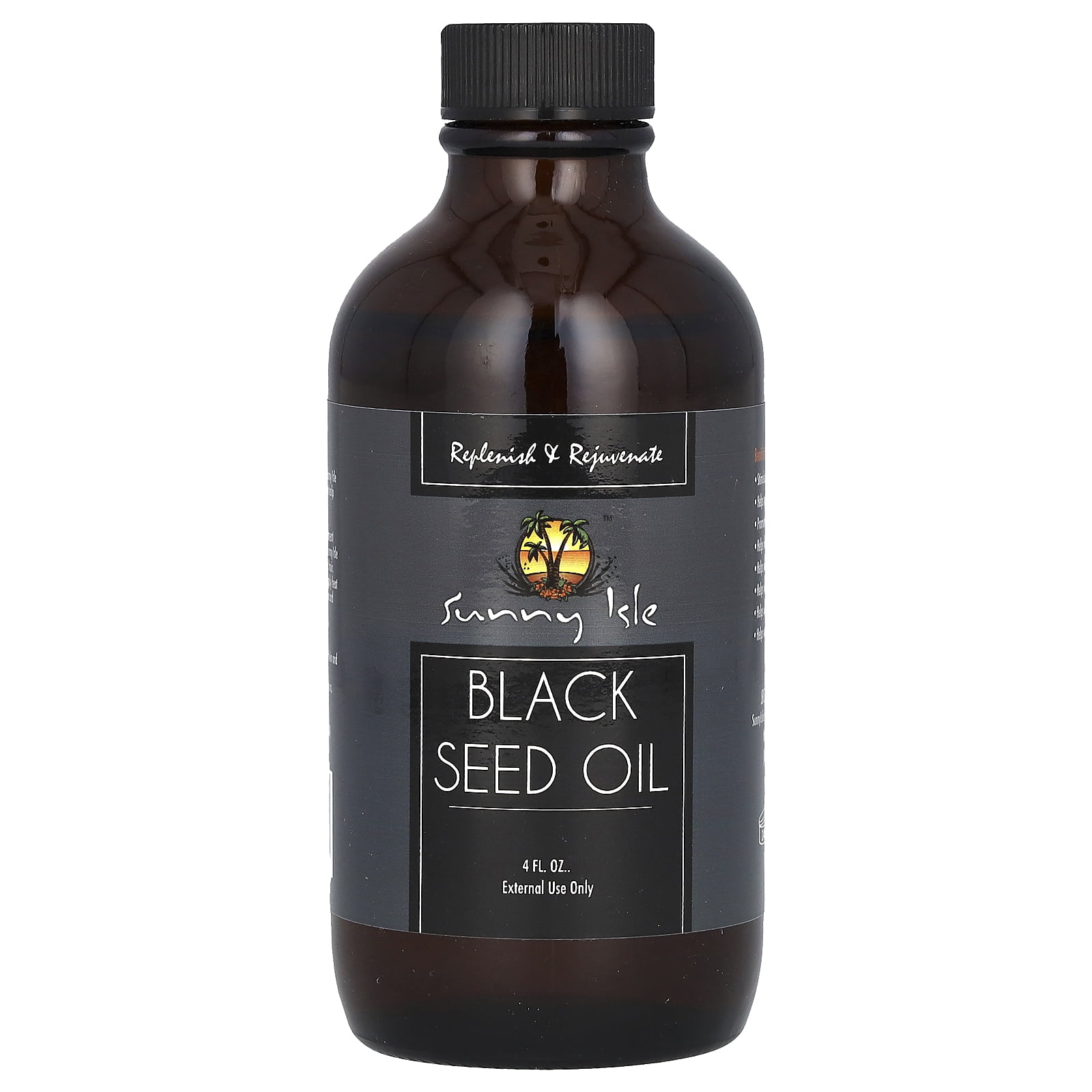 Sunny Isle Black Seed Oil 4 oz
