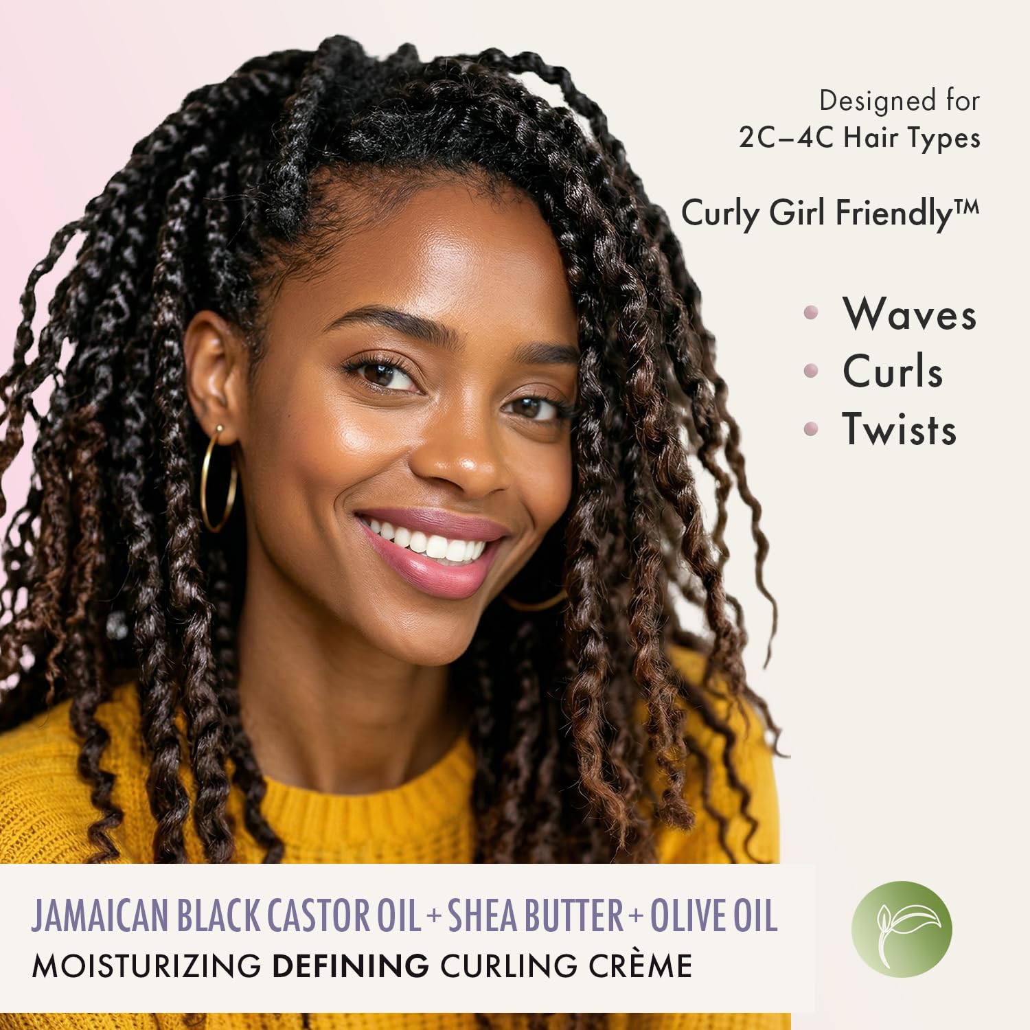 Sunny Isle Curly Girl Friendly Moisturizing Defining Curling Cream for Wavy - Thumbnail 3