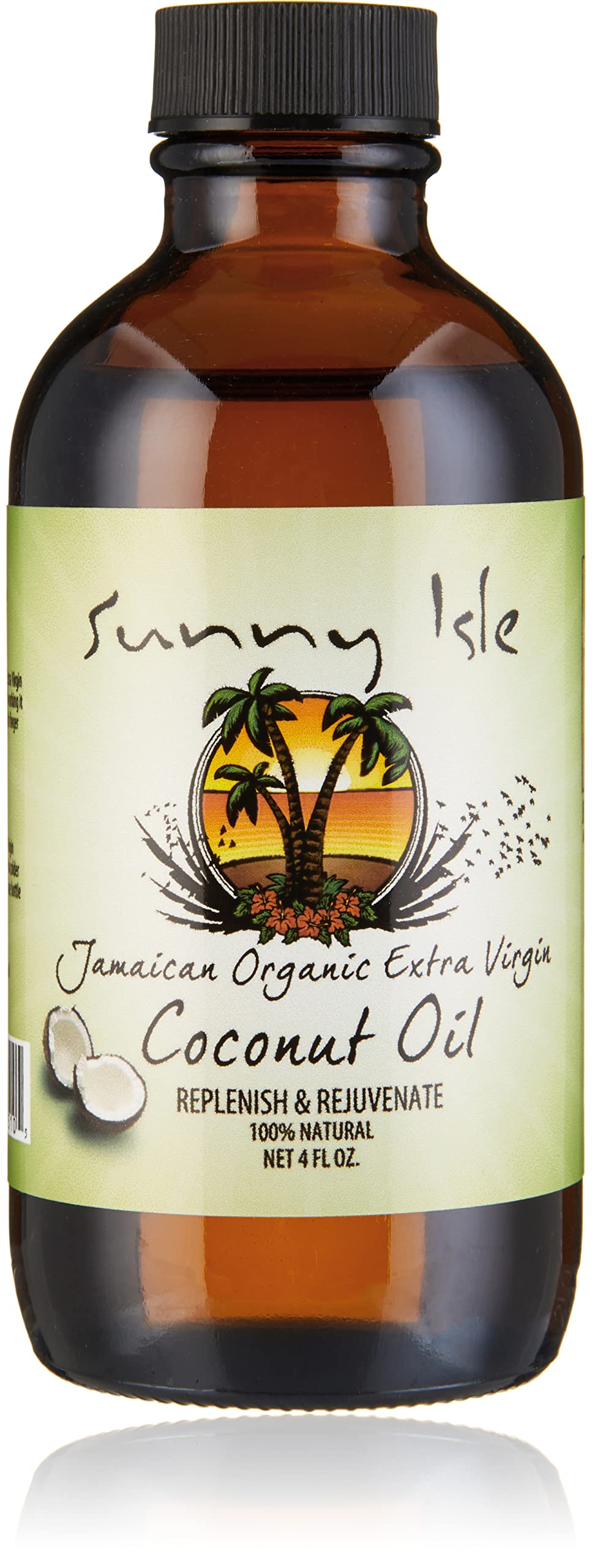 Sunny Isle Jamaican Extra Virgin Coconut Oil 4 oz