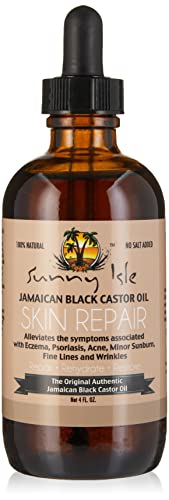 Sunny Isle Jamaican Black Castor Oil Skin Repair Brown 4 Fluid Ounce - Thumbnail 2