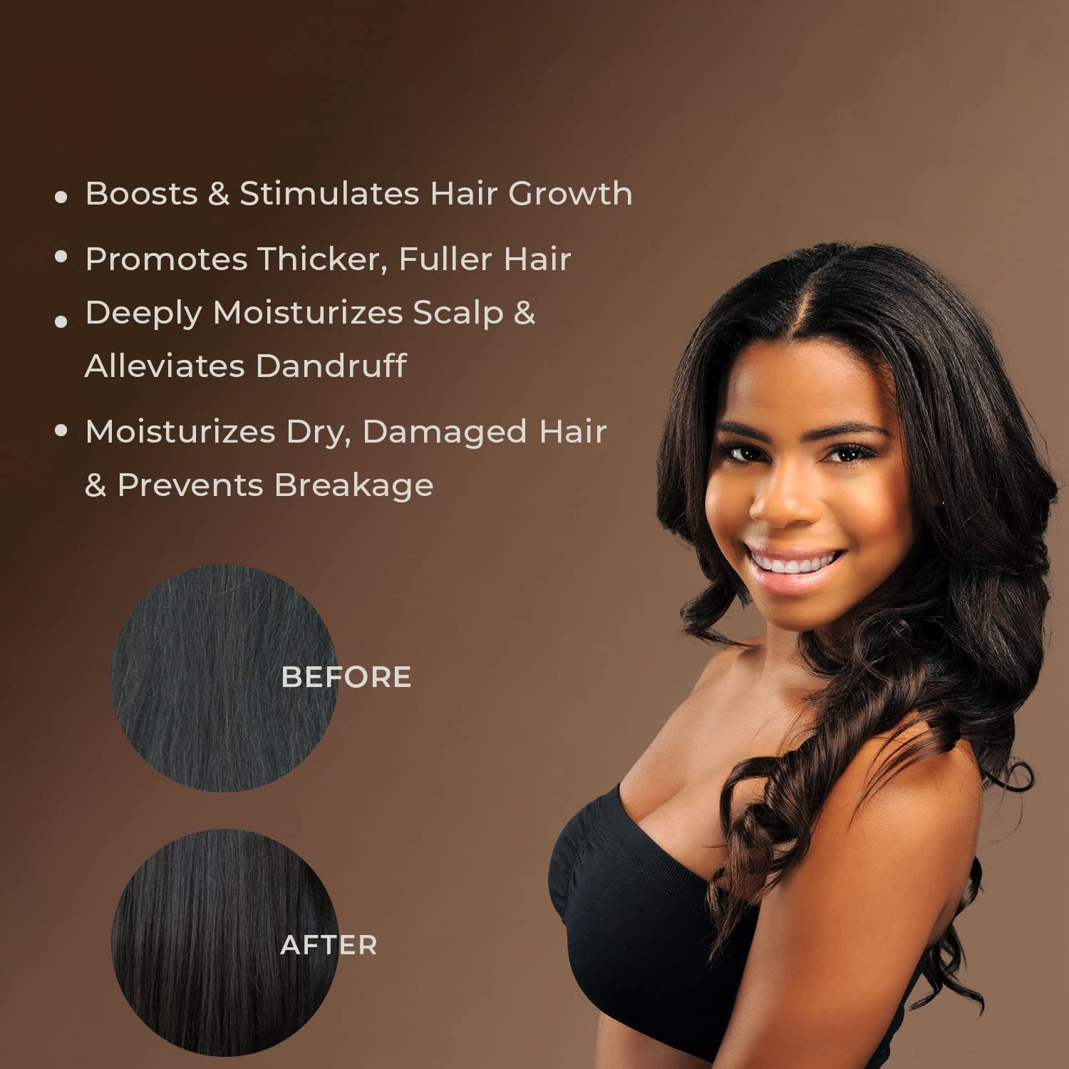 Sunny Isle Jamaican Black Castor Oil Infused With All Natural African Chebe - Thumbnail 3