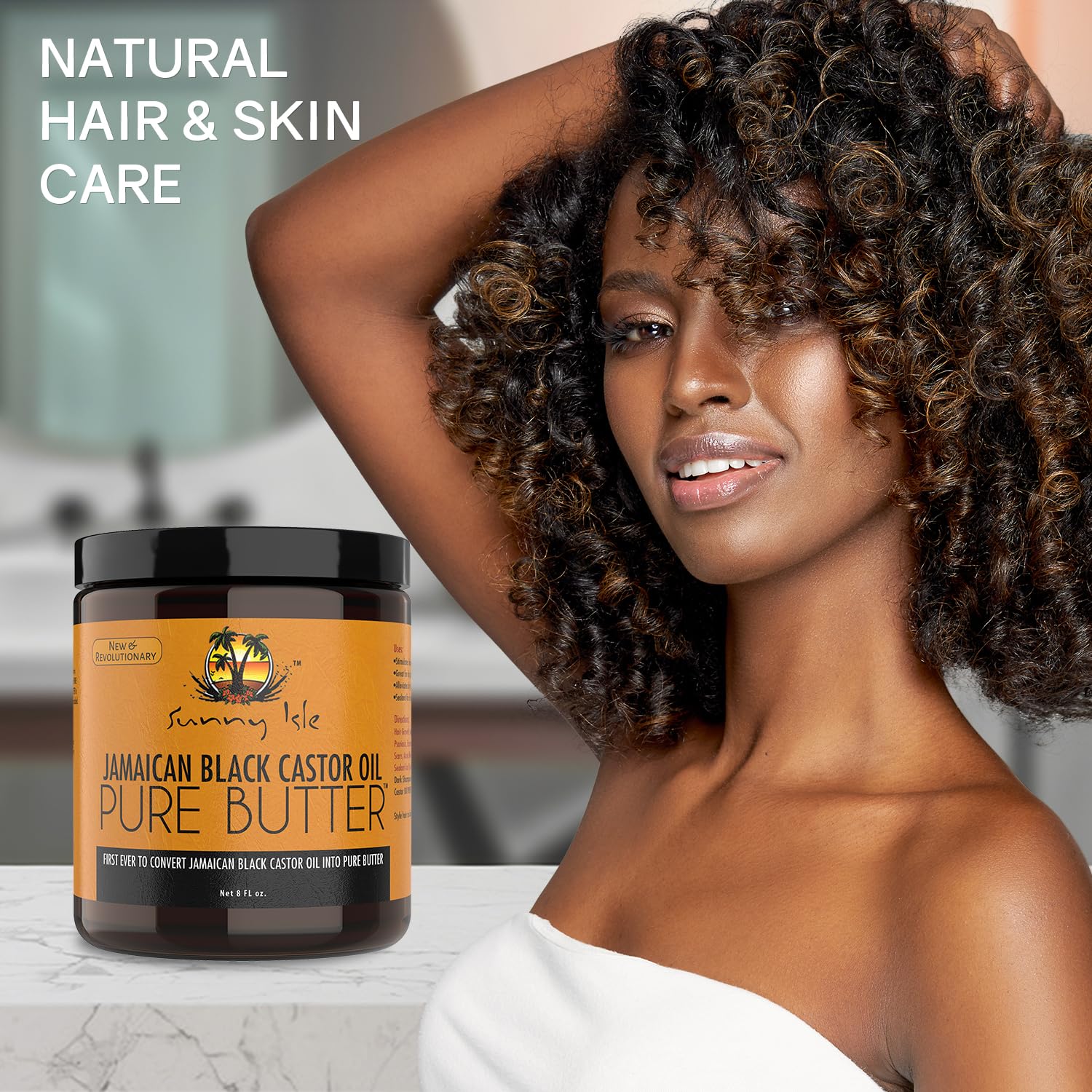 Sunny Isle Jamaican Black Castor Oil Pure Butter | Stimulates Hair Growth | - Thumbnail 2