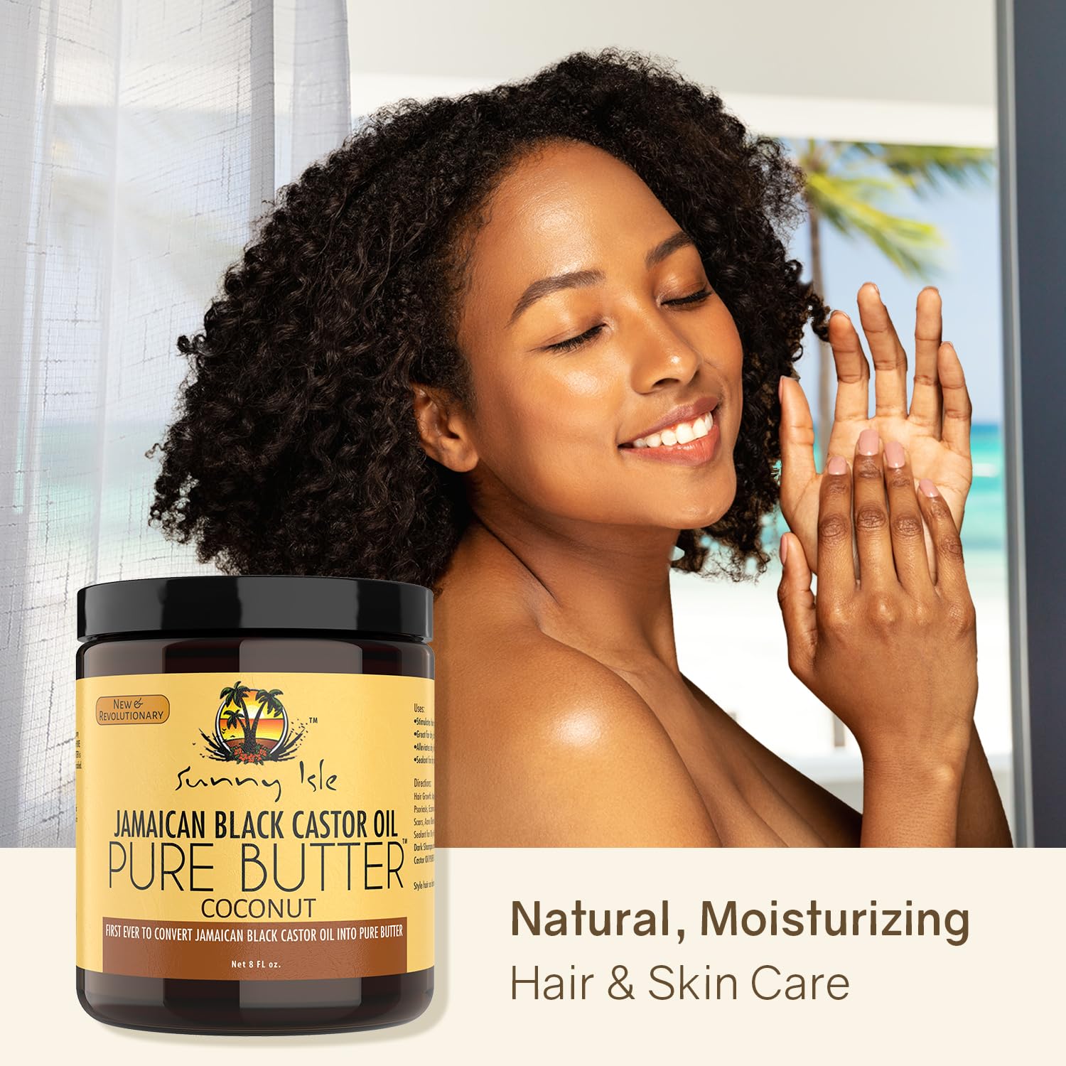 Sunny Isle Coconut Jamaican Black Castor Oil Pure Butter | Hair and Skin Care 8 - Thumbnail 2