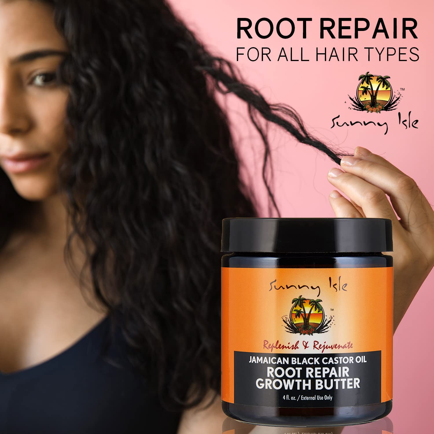 Sunny Isle Jamaican Black Castor Oil Root Repair Growth Butter | Restores - Thumbnail 3