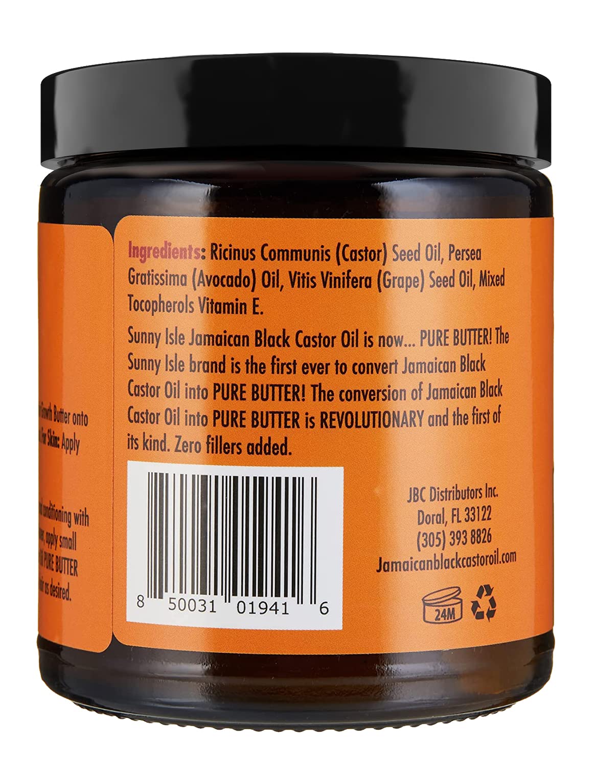 Sunny Isle Jamaican Black Castor Oil Root Repair Growth Butter | Restores - Thumbnail 3