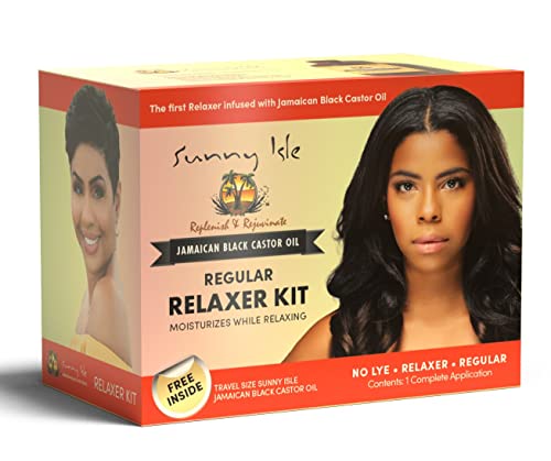 Sunny Isle Jamaican Black Castor Oil Relaxer Kit Super - Thumbnail 3