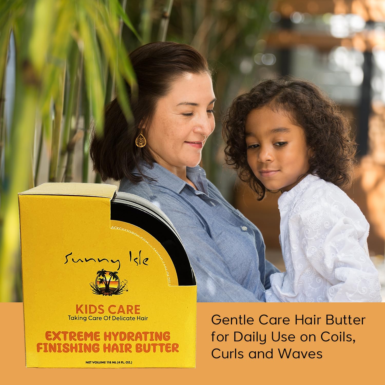 Sunny Isle Kids Care Extreme Hydrating Finishing Hair Butter | Gentle Care - Thumbnail 2