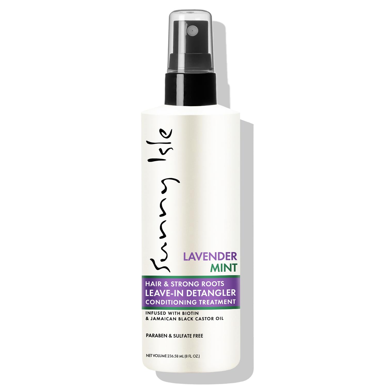 Sunny Isle Lavender Mint Hair and Strong Roots Leave In Detangler Conditioning