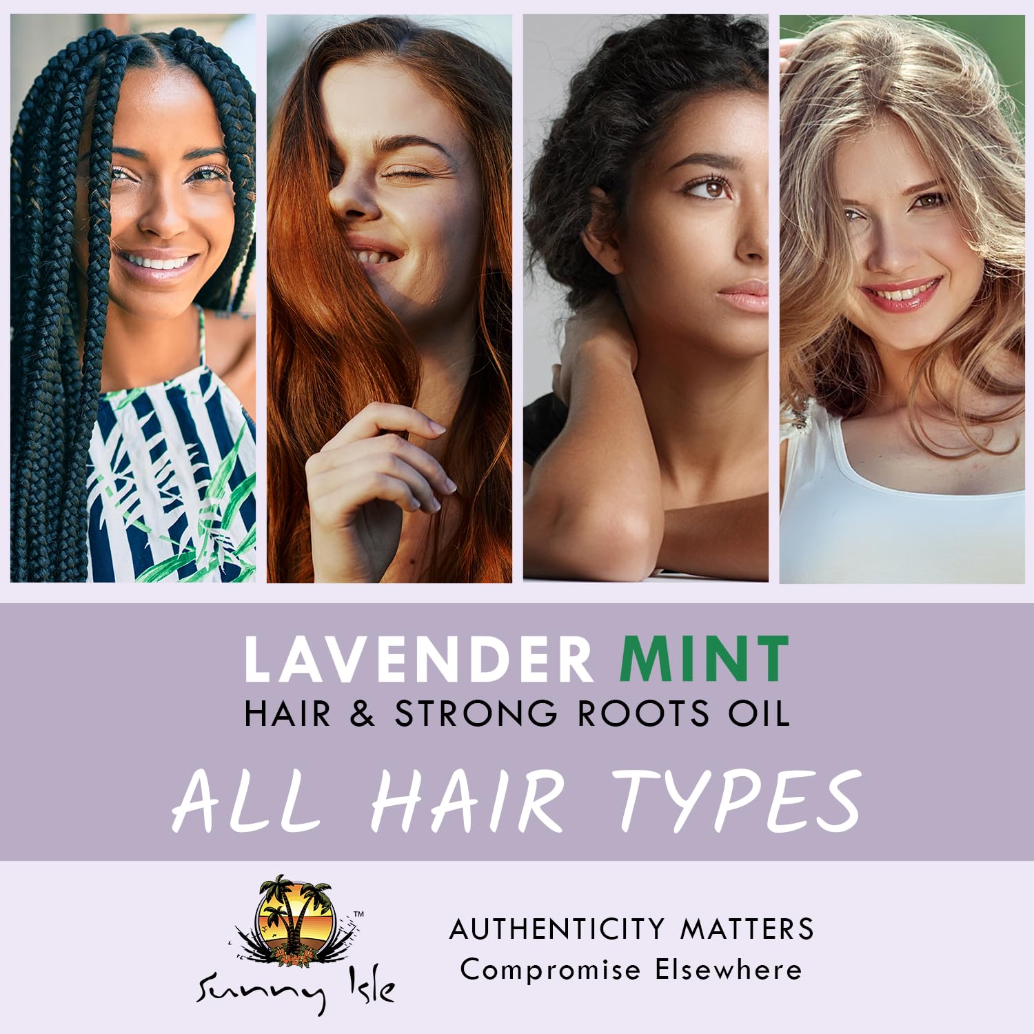 Sunny Isle Lavender Mint Hair and Strong Roots Oil | Infused With Jamaican - Thumbnail 3