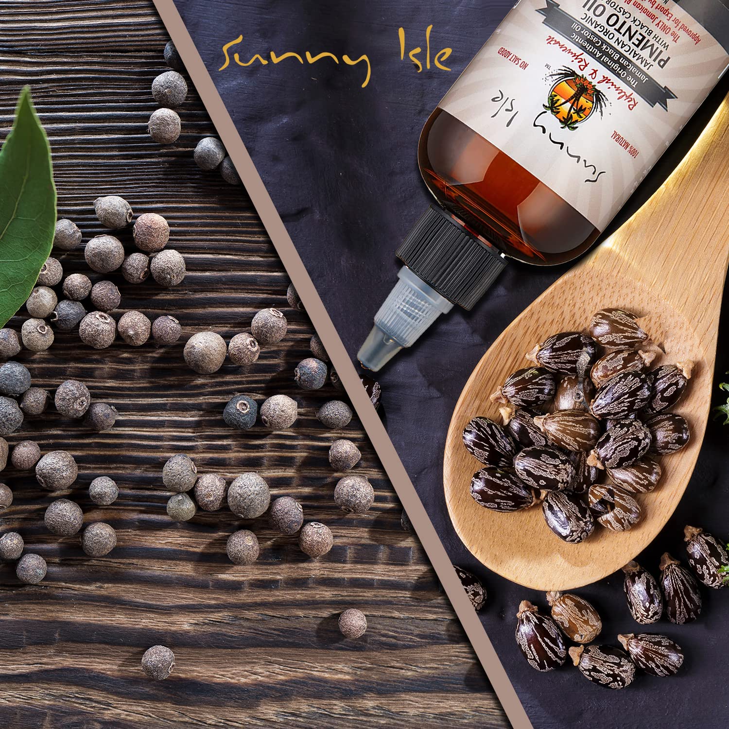 Sunny Isle Jamaican Organic Pimento Oil With Black Castor Oil | Formulated To - Thumbnail 3